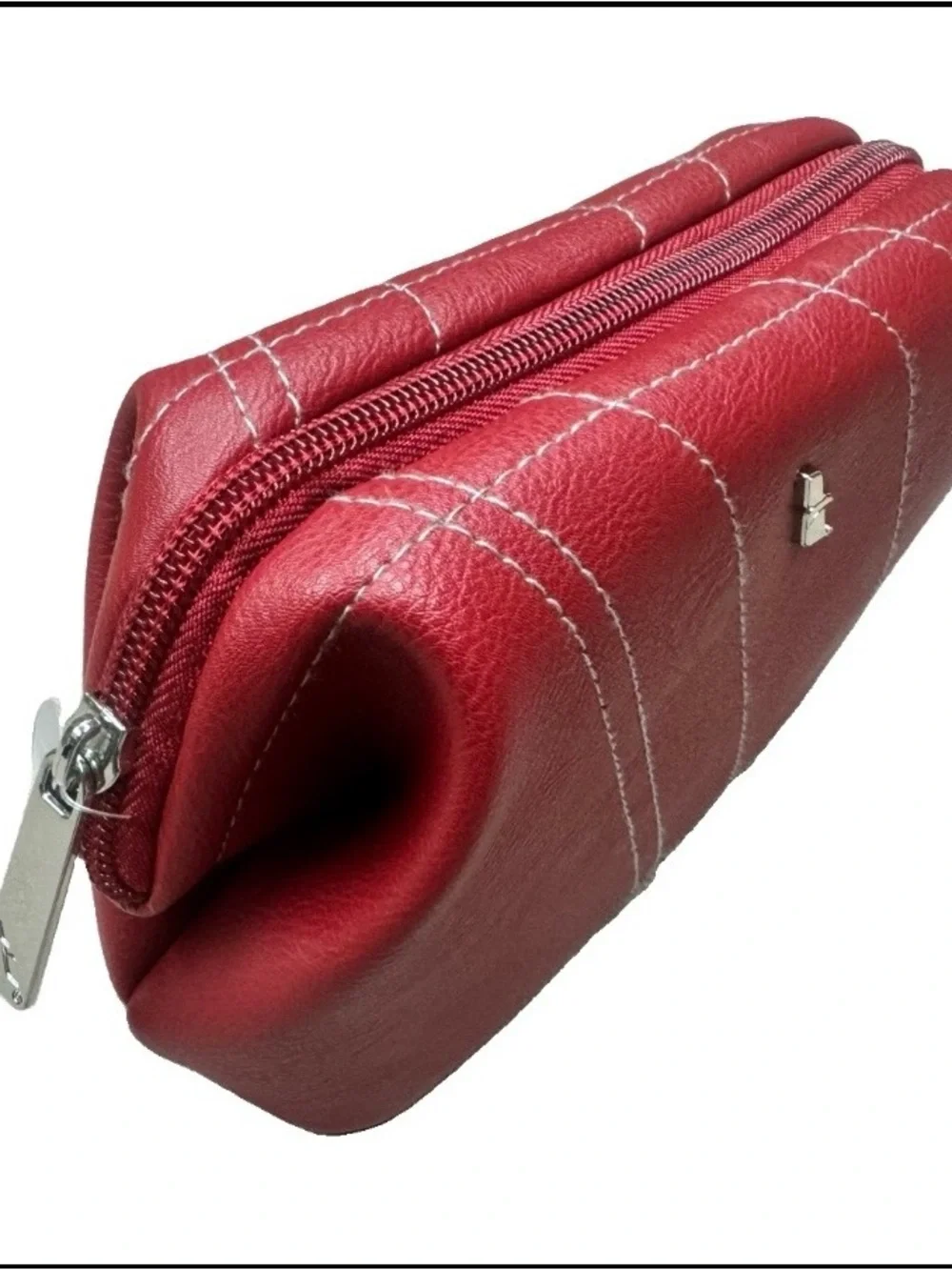 American Airlines Sleek Red Leatherette Business Class Amenities kit sealed